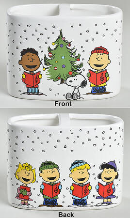 Peanuts Christmas Toothbrush Holder