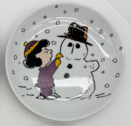 Peanuts Christmas Appetizer Plate