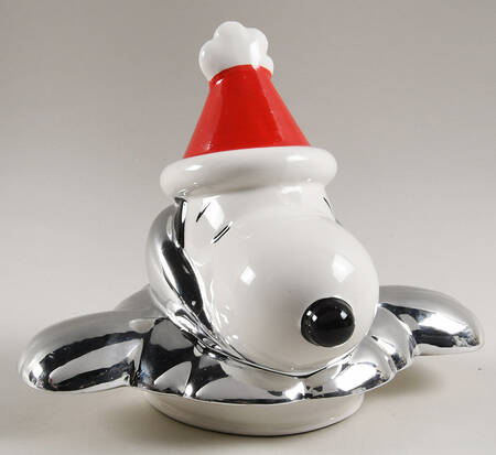 Peanuts Christmas Lid for Figural Cookie Jar