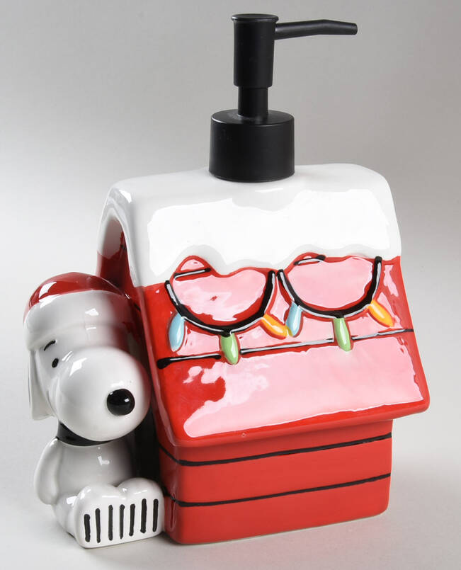 Peanuts Christmas Lotion Dispenser