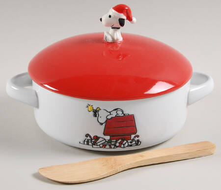 Peanuts Christmas Cheese Baker (Brie) & Lid