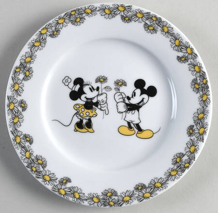 Mickey and Minnie Daisy Chain Salad Plate