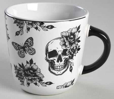 Skull and Butterfly Mug
