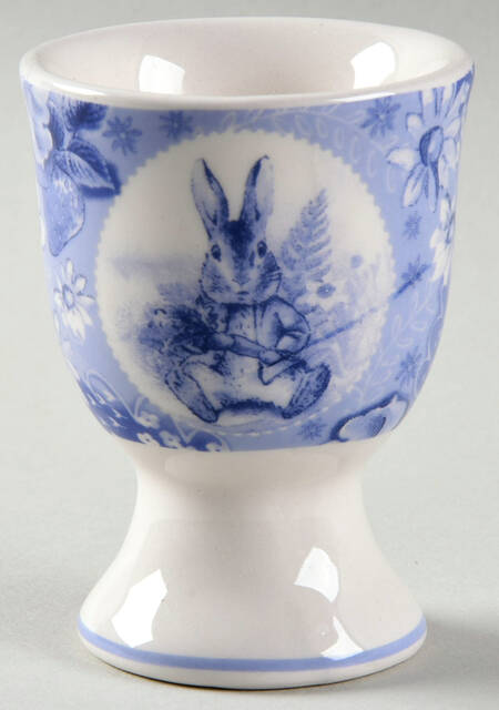 Peter Rabbit Blue Toile Single Egg Cup
