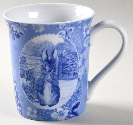 Peter Rabbit Blue Toile Mug