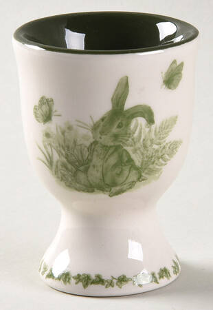 Peter Rabbit Green Toile Single Egg Cup