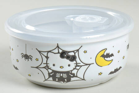 Hello Kitty 16 Oz Round Plastic Microwave Bowl & Vented Lid