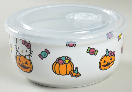 Hello Kitty 26 Oz Round Plastic Microwave Bowl & Vented Lid