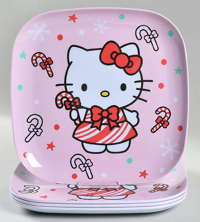Hello Kitty Christmas Melamine Dinner Plate - Set of 4 (DPME82)