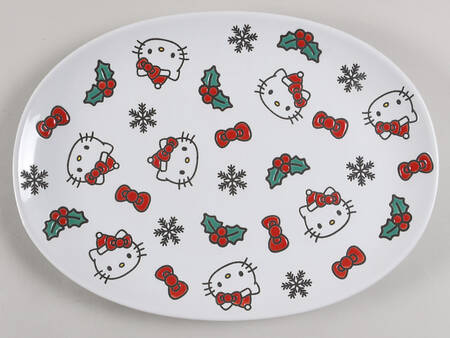 Hello Kitty Christmas 13" Oval Serving Platter