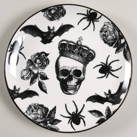 Bats and Spiders Salad Plate