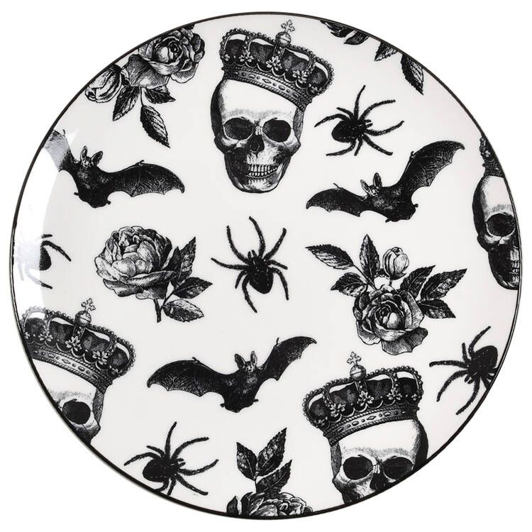 Bats and Spiders Dinner Plate