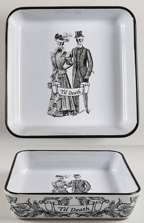 Till Death 8" Square Baker