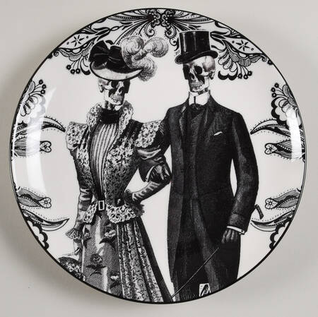 Till Death Salad Plate