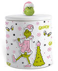 Grinch Pink Christmas Large Canister & Lid