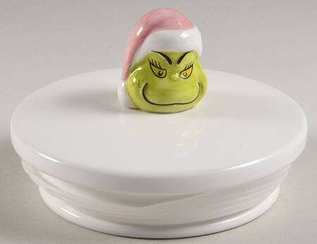 Grinch Pink Christmas Medium Canister No Lid