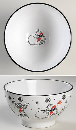 Winnie the Pooh Footprints in the Snow Soup/Cereal Bowl
