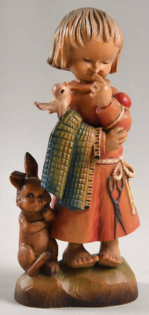 Ferrandiz Wood Figurines 6" Stitch In Time - No Box
