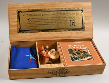 Ferrandiz Wood Figurines 6" Celebration March-50th Anniversary - Boxed
