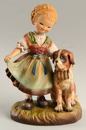 Ferrandiz Wood Figurines 6" Alpine Friend - Boxed