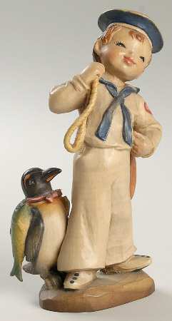 Ferrandiz Wood Figurines 6" Shipmates - With Box Bx364