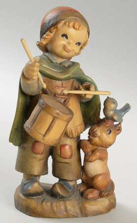 Ferrandiz Wood Figurines 6" Drummer Boy - No Box