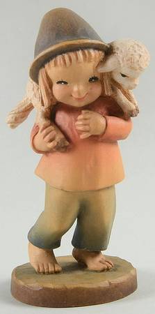 Ferrandiz Wood Figurines 6" A Free Ride - Bx393 With Box