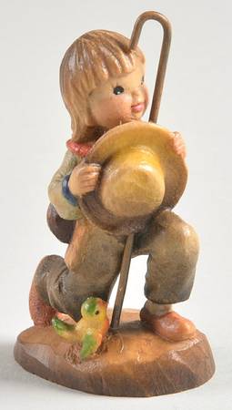 Ferrandiz Wood Figurines 3" Alejandro-Devotion Shepherd - Boxed