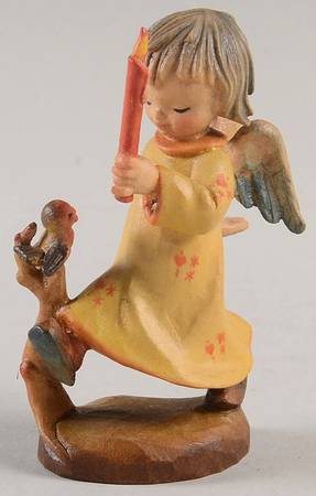 Ferrandiz Wood Figurines 3" Lighting The Way - Boxed
