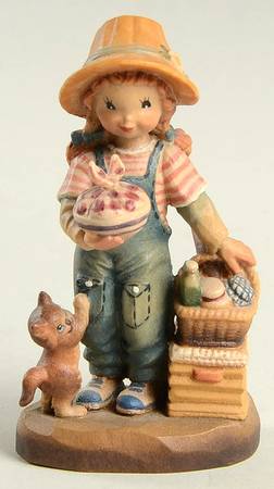 Ferrandiz Wood Figurines 3" Bon Appetite - No Box