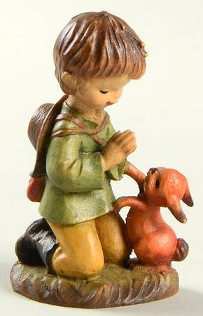 Ferrandiz Wood Figurines 3" The Prayer - Boxed