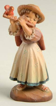 Ferrandiz Wood Figurines 3" Mexican Girl - No Box