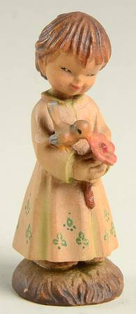 Ferrandiz Wood Figurines 3" First Blossom - No Box
