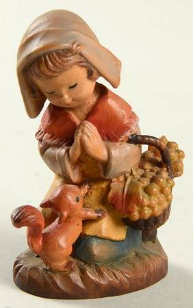 Ferrandiz Wood Figurines 3" Thanksgiving - No Box