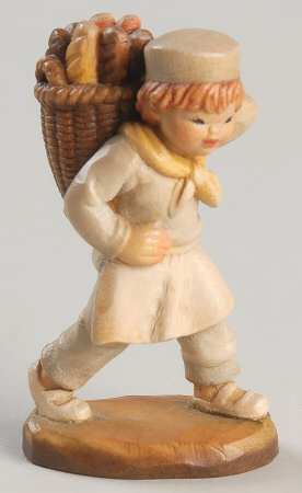 Ferrandiz Wood Figurines 3" Baker Boy - No Box