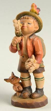 Ferrandiz Wood Figurines 3" Edelweiss - Boxed