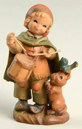 Ferrandiz Wood Figurines 3" Drummer Boy - Boxed