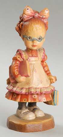 Sarah Kay Figurines Off To School-4" - Boxed