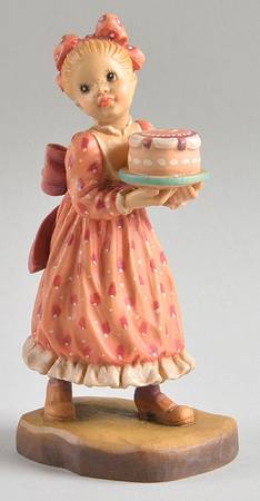 Sarah Kay Figurines Birthday Wish-5th Birthday Celebration - Boxed