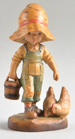 Sarah Kay Figurines Morning Chores-4" - Boxed