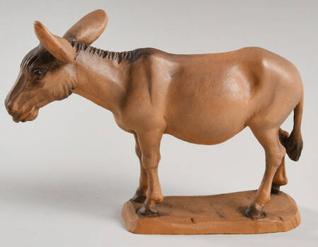Kuolt 6" Wooden Nativity Figurine Donkey - Boxed