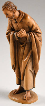 Kuolt 6" Wooden Nativity Figurine Joseph - No Box
