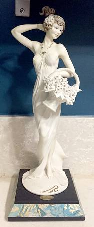 Florentine Garden Lady With Flowers - Boxed