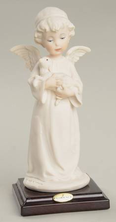 Angels Angel With Lamb - Boxed