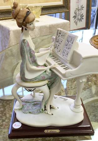 Musical Lady At Piano - Boxed