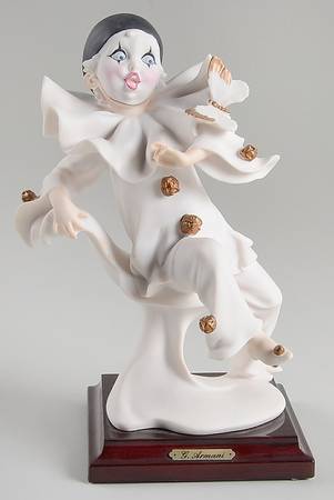 Clowns Pierrot With Butterfly - Boxed