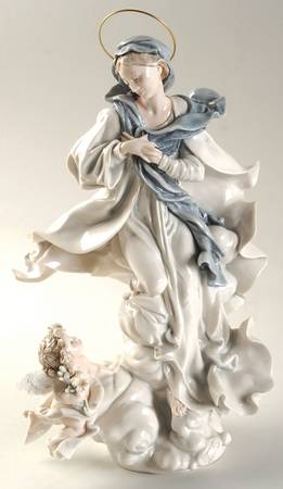 Religious Madonna With Angel - Boxed