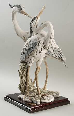 Birds Pair Of Herons - Boxed