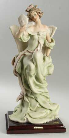 Women Lady With Hand Mirror - Boxed
