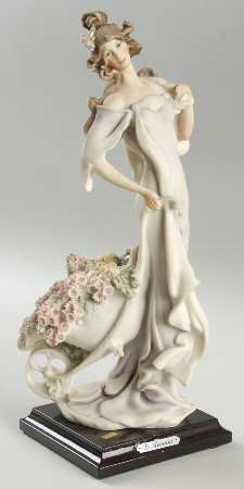 Spring Melodies Lady With Wheelbarrow - Boxed